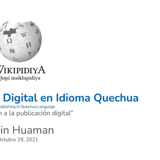 Quechua Wikipidiya Editaton - I