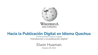 Quechua Wikipidiya Editaton - I featured image