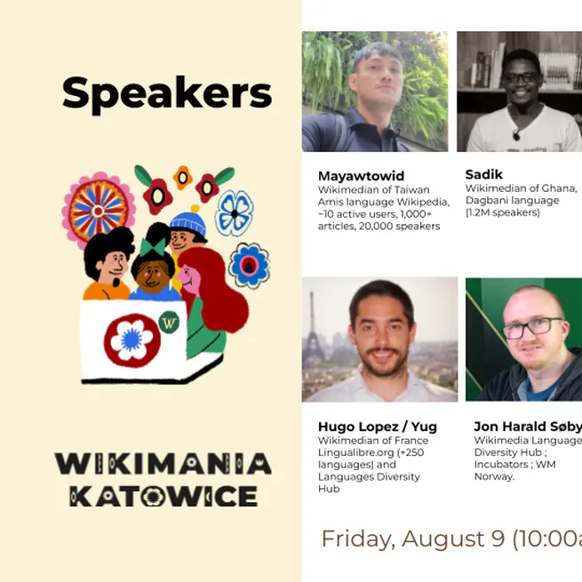 Supporting minority languages and Wikimedia community (Round table).